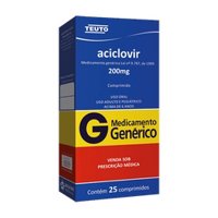 Aciclovir 200mg 25cpr Teuto