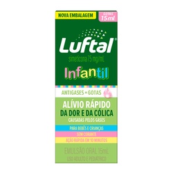Luftal 75mg/ml Gts 15ml S/corante