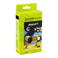Joelheira Elastica Preta G Mercur 02un