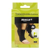 Tornozeleira Elastic Preta M 02un Mercur