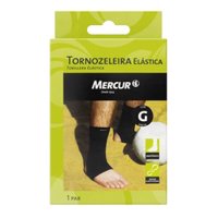 Tornozeleira Elastic Preta G 02un Mercur