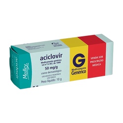 Aciclovir 50mg/g Cr Derm 10g Medley