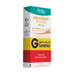 Albendazol 400mg 01cpr Medley