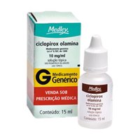 Ciclopirox Olamina 10mg/ml 15ml Medley