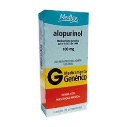 Alopurinol 100mg 30cpr Medley