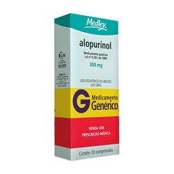 Alopurinol 300mg 30cpr Medley