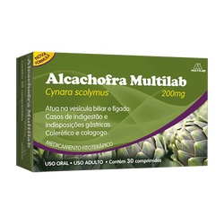 Alcachofra Natural 30cpr Multilab