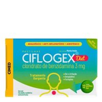 Ciflogex Pastilha Diet Menta Limao C/12
