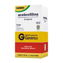 Acebrofilina 25mg/5ml Xrp Inf 120ml Cime