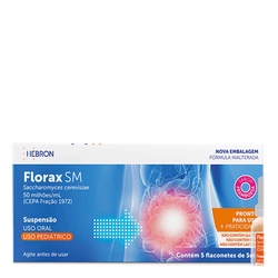 Florax Sm Pediat C/5flac Framboesa 5ml