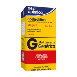 Acebrofilina 5mg/ml Xrp Inf 120ml Neo Qu