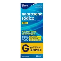 Naproxeno Sodico 550mg 20cpr Neo Quimica