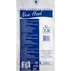 Luva Latex Esteril Par 7,5 Newhand