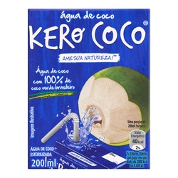 Agua De Coco 200ml Caixa Kero Coco