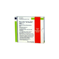 Insulina Novolin N 100ui/ml Nph 3ml 5un