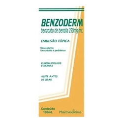 Benzoderm 250mg/ml Emulsao 100ml