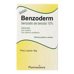 Benzoderm 100mg/g Sabonete 60g