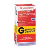 Ivermectina 6mg 02cpr Vitamedic