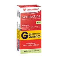 Ivermectina 6mg 04cpr Vitamedic