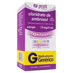 Ambroxol 15mg/5ml Xrp 120ml Prati