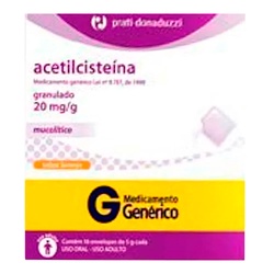 Acetilcisteina 100mg 16env 5g Prati