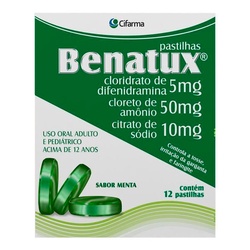 Benatux Pastilha Menta C/12und