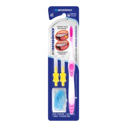 Escova Dental Dental Clean Kit Ortodontico