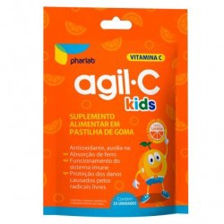Agil C Kids Goma Mastigaveis 25un