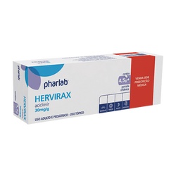 Aciclovir Hervirax 30mg/g Pom Oft 4,5g