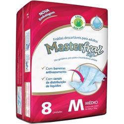Fralda Mastersoft Super Geriatrica M 8un