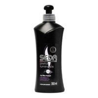 Cr Seda Pentear Preto Luminosos 300ml