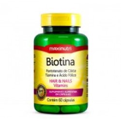Biotina 30mcg 60caps Maxnutri