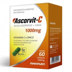 Ascorvit C 1000mg 60caps Maxinutri