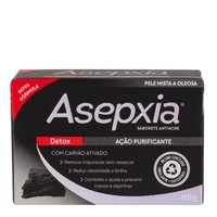 Asepxia Sab Detox Carvao Barra 80g
