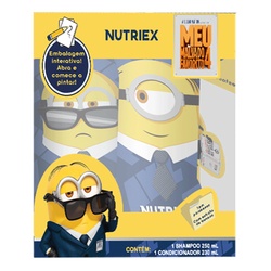 Kit Infantil Nutriex Minions Shampoo 250ml E Condicionador 230ml
