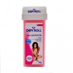 Cera Dep Refil Rolon Rosa 100g Depi Novo