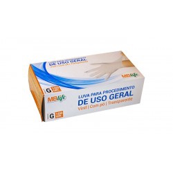 Luva Latex C/po G Medix Cx 100u