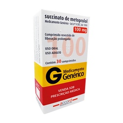 Metoprolol Succinat 100mg Lp 30cpr Accor