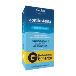 Acetilcisteina 20mg Xrp Inf 120ml Geolab