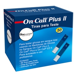 Tiras Para Teste On Call Plus Ii Com 50 Unidades Medlevensohn